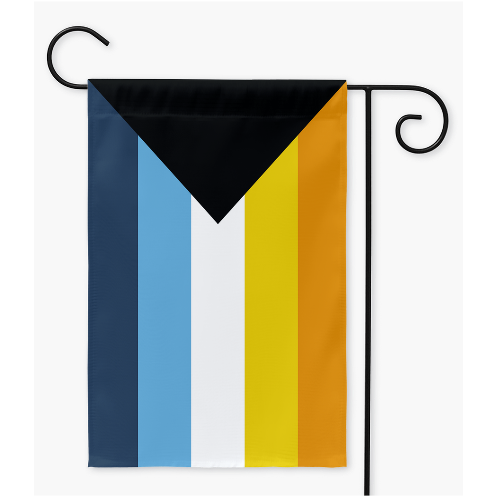 Demiaroace - V1 Drapeau de cour et de jardin | Simple ou double face | 2 tailles