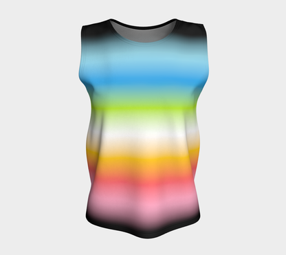 Queer Gradient Loose Tank (Long)