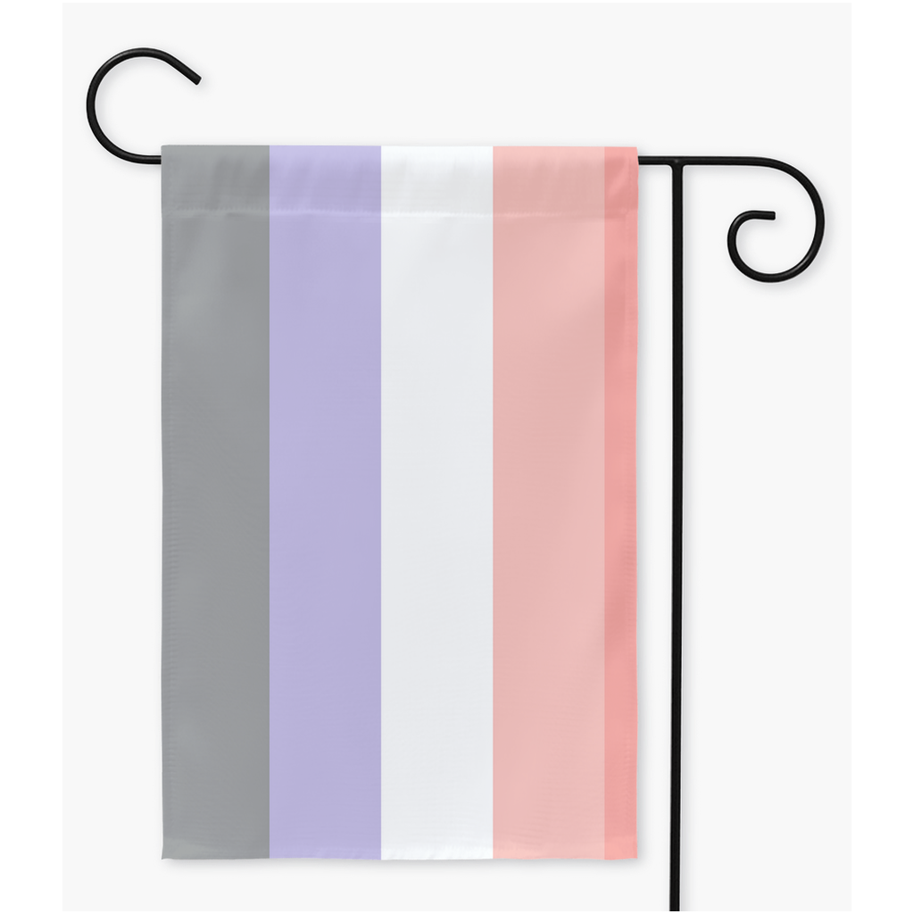 Cupioromantic - Drapeau de cour et de jardin V1 | Simple ou double face | 2 tailles | Spectre Aro Ace