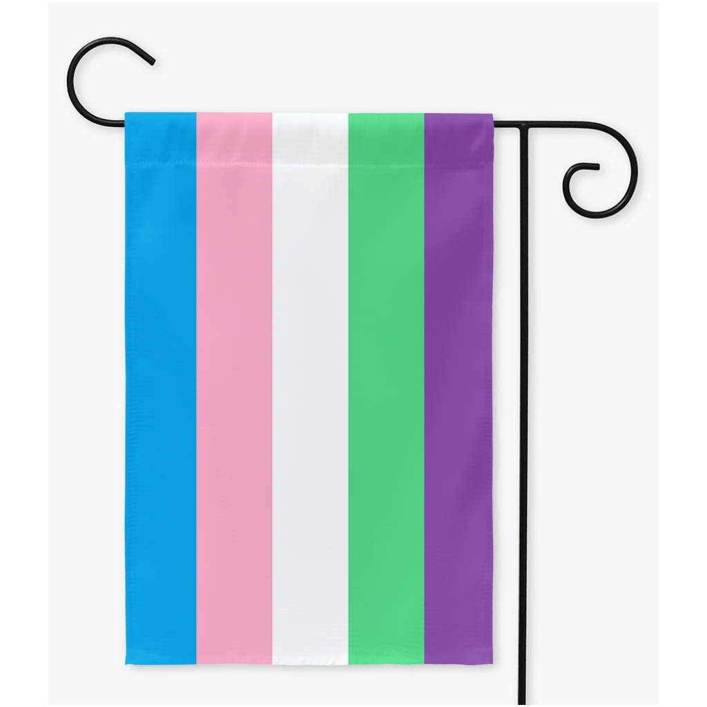 Cisn't Pride Yard and Garden Flags | Single Or Double-Sided | 2 Sizes | Gender Identity and Expression