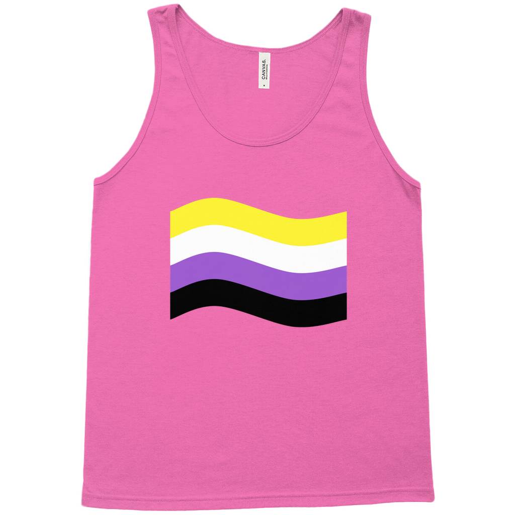 Gender Pride Flag Relaxed Fit Tank Tops | Choose Your Flag | Bella + Canvas