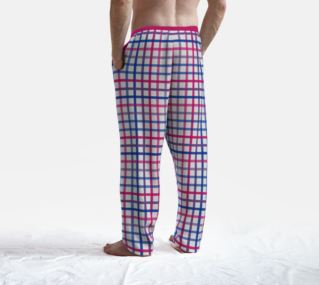 Pantalon de détente à carreaux Tattersol bisexuel