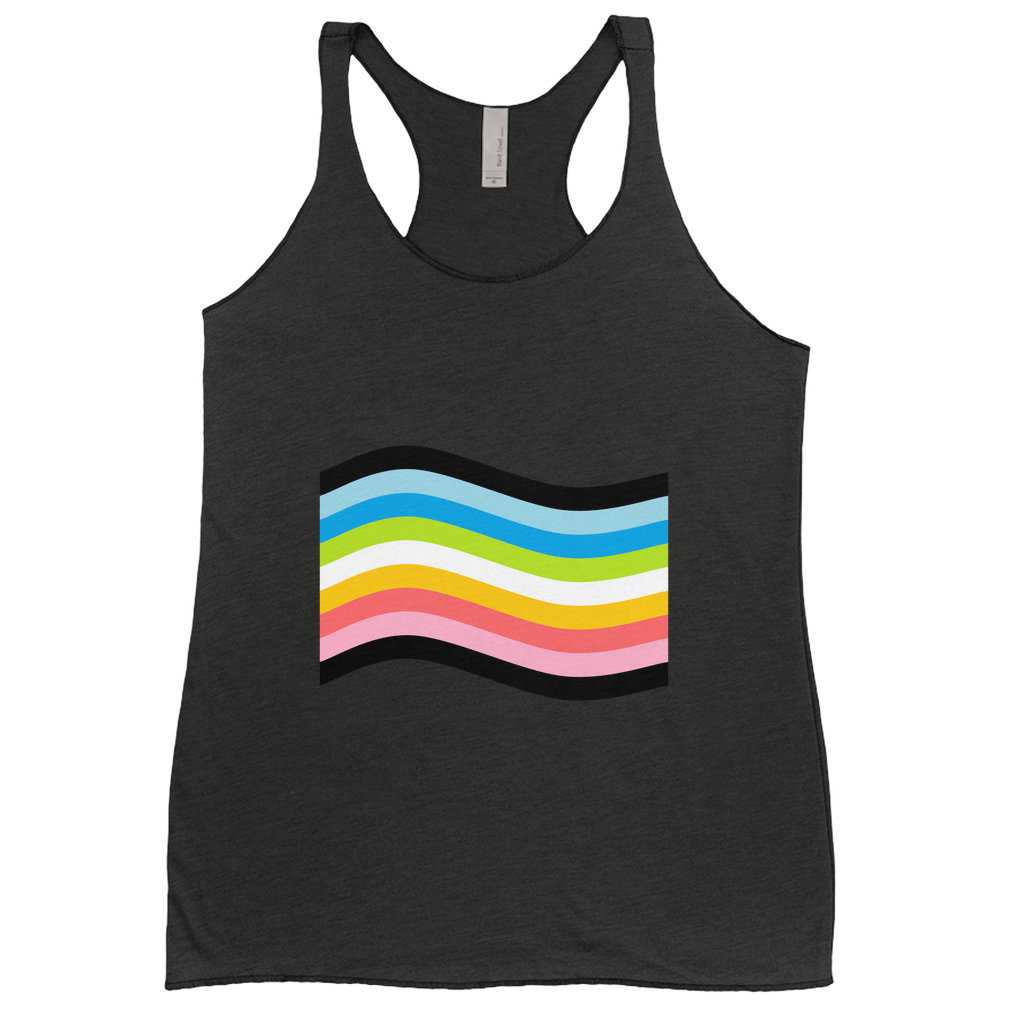 Orientation Pride Flag Fitted Racerback Tank Tops | Choose Your Flag