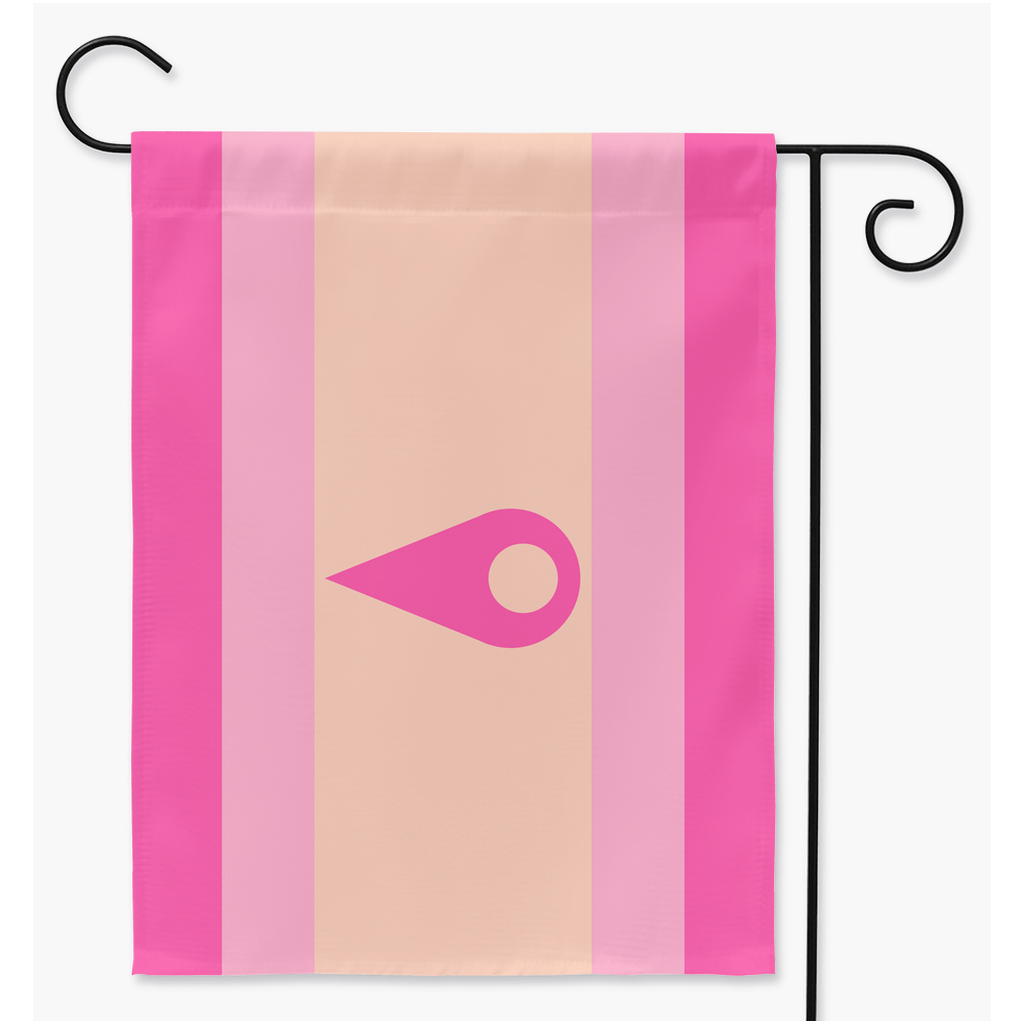 Finsexual - Drapeaux de cour et de jardin V1 | Simple ou double face | 2 tailles | Orientations romantiques et sexuelles