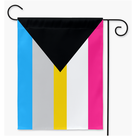 Demisexual Panromantic - V2 Yard And Garden Flags | Single Or Double-Sided | 2 Sizes