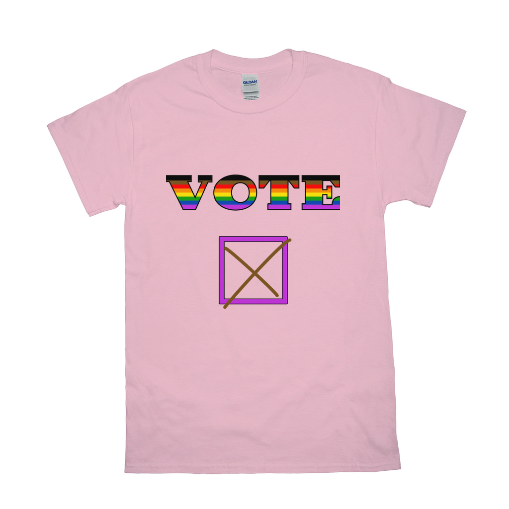 Vote Relaxed Fit Tshirt | Choose Your Pride Colourway