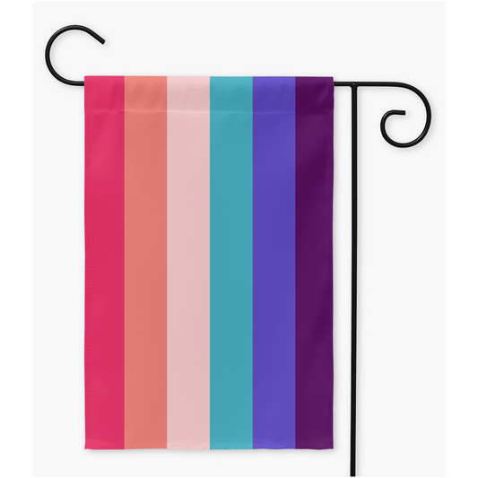 Turigirl Yard and Garden Flags | Single Or Double-Sided | 2 Sizes | Romantic and Sexual Orientations