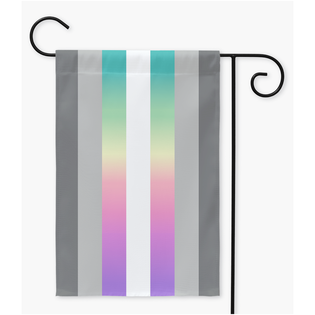 Demifaer Pride Yard and Garden Flags | Single Or Double-Sided | 2 Sizes | Gender Identity and Expression