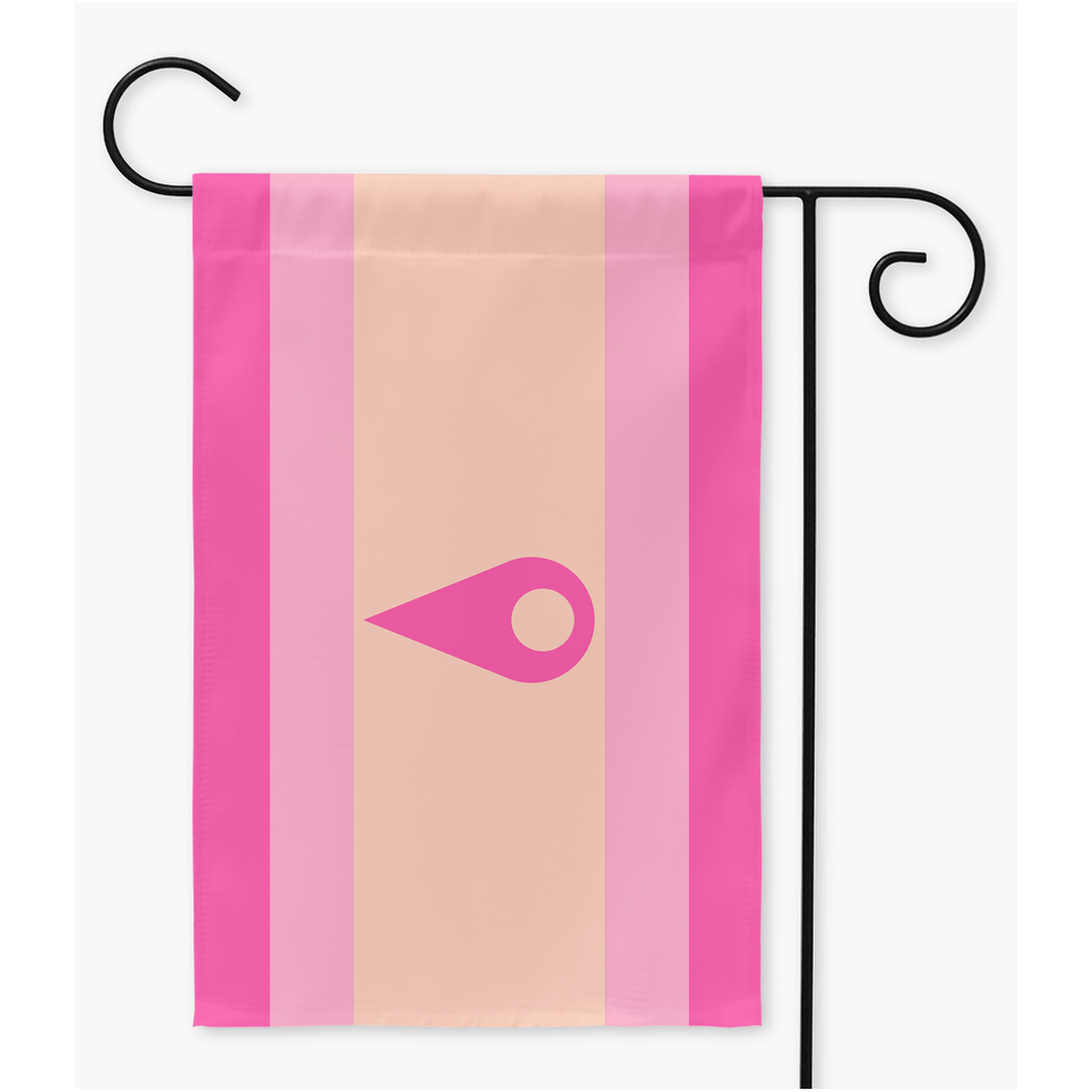 Finsexual - Drapeaux de cour et de jardin V1 | Simple ou double face | 2 tailles | Orientations romantiques et sexuelles