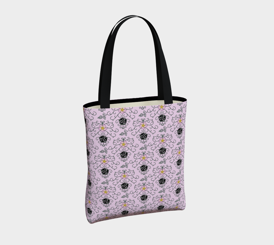 Wild Rose and Vine BDSM (Pink) Tote Bag