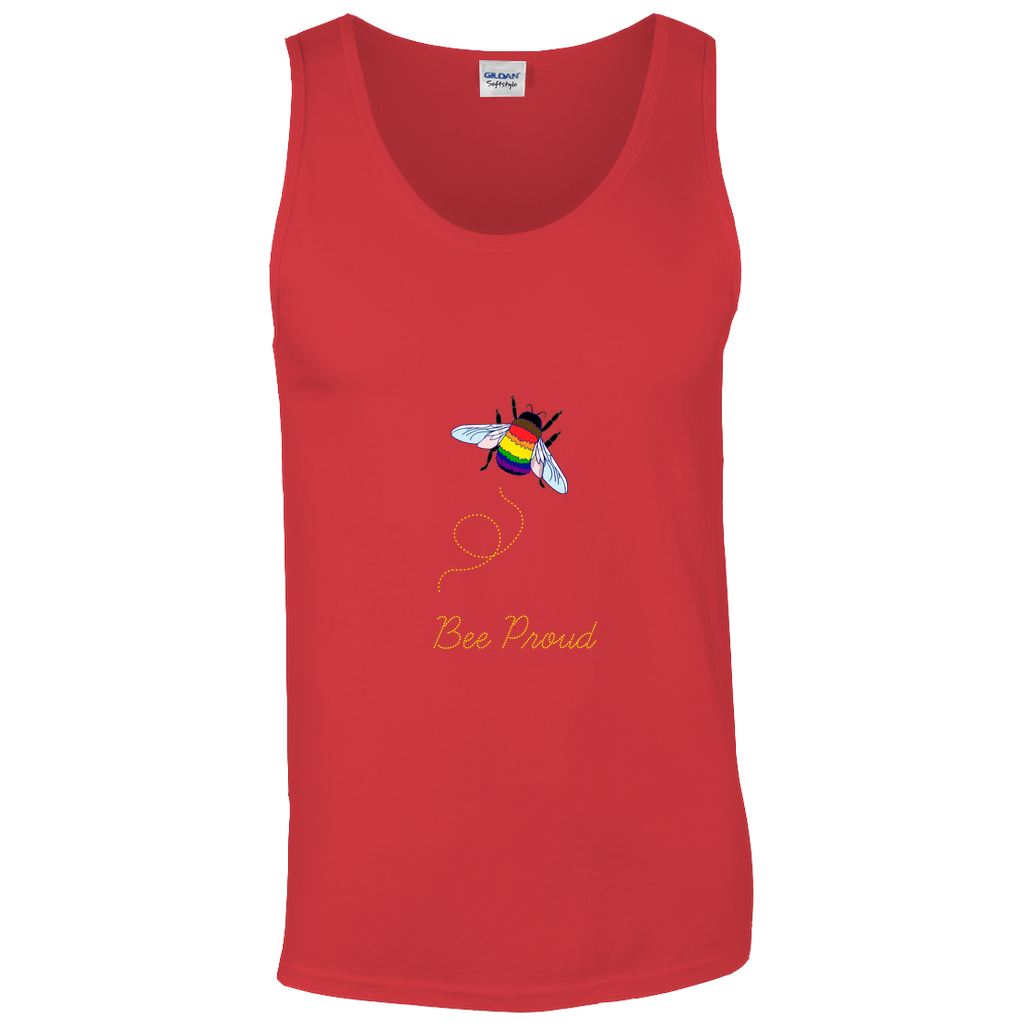 Bumblebee Pride Pun Unisex Tank Top | Choose Your Colourway and Pun | Gildan