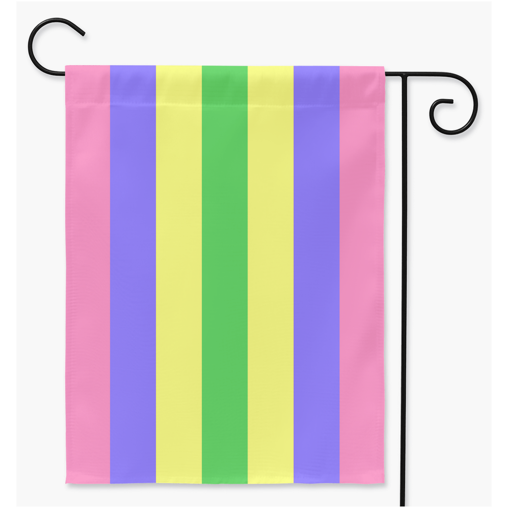 Quadgender Pride Flags  | Single Or Double-Sided | 2 Sizes | Gender Identity and Expression