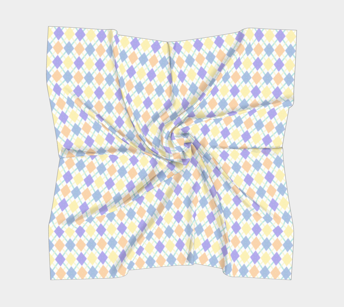 Genderfaun Argyle  Square Scarf