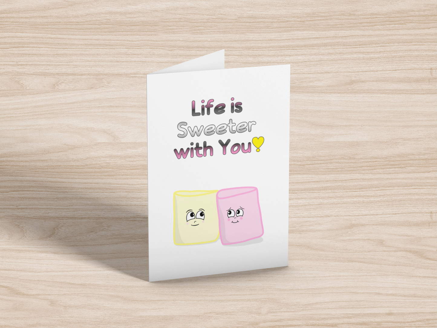 Life is Sweeter with You! Greeting Card & Sticker| Choose a Duo or Trio | Holidays