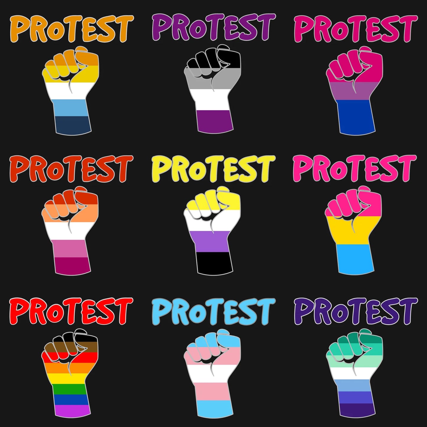 Choose Your Protest Unisex Hoodies (Zip-Up) | Bella + Canvas