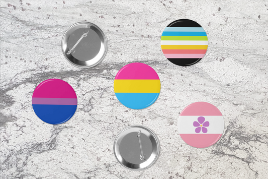 Orientation Pride Button Pack - Mix'N'Match | Choose Your Own Combo! | Romantic and Sexual Orientations
