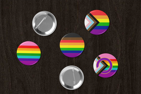 Rainbow Pride Button Pack - Mix'N'Match | Choose Your Own Combo! | LGBTQIA2S+