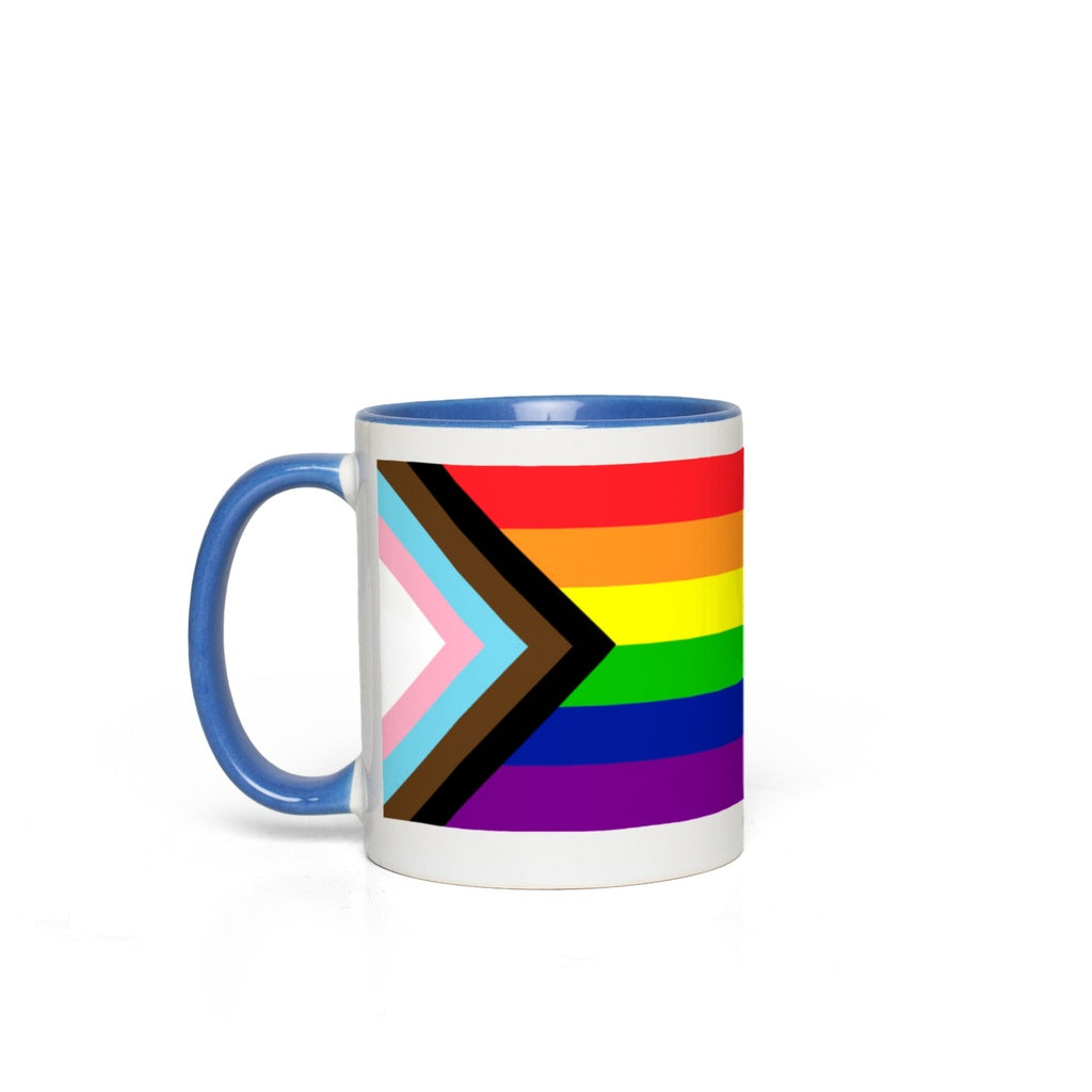 Pride Flag Accent Mugs | Choose Your Flag | Lgbtqia2s+