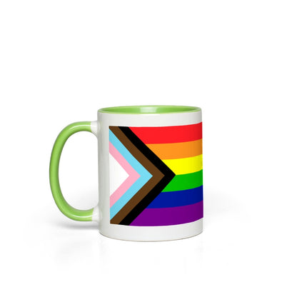 Pride Flag Accent Mugs | Choose Your Flag | Lgbtqia2s+