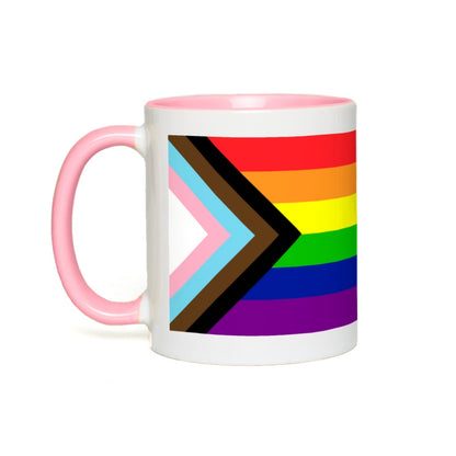 Pride Flag Accent Mugs | Choose Your Flag | Lgbtqia2s+