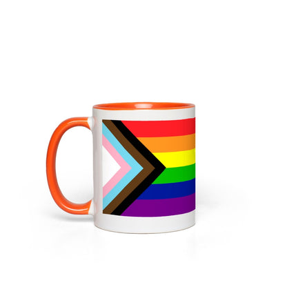 Pride Flag Accent Mugs | Choose Your Flag | Lgbtqia2s+