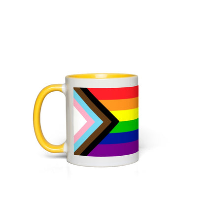 Pride Flag Accent Mugs | Choose Your Flag | Lgbtqia2s+