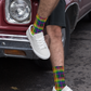 Philly Rainbow Striped All-Over Print Socks